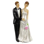 Свадебная фигурка жених и невеста 15,5*9,5см